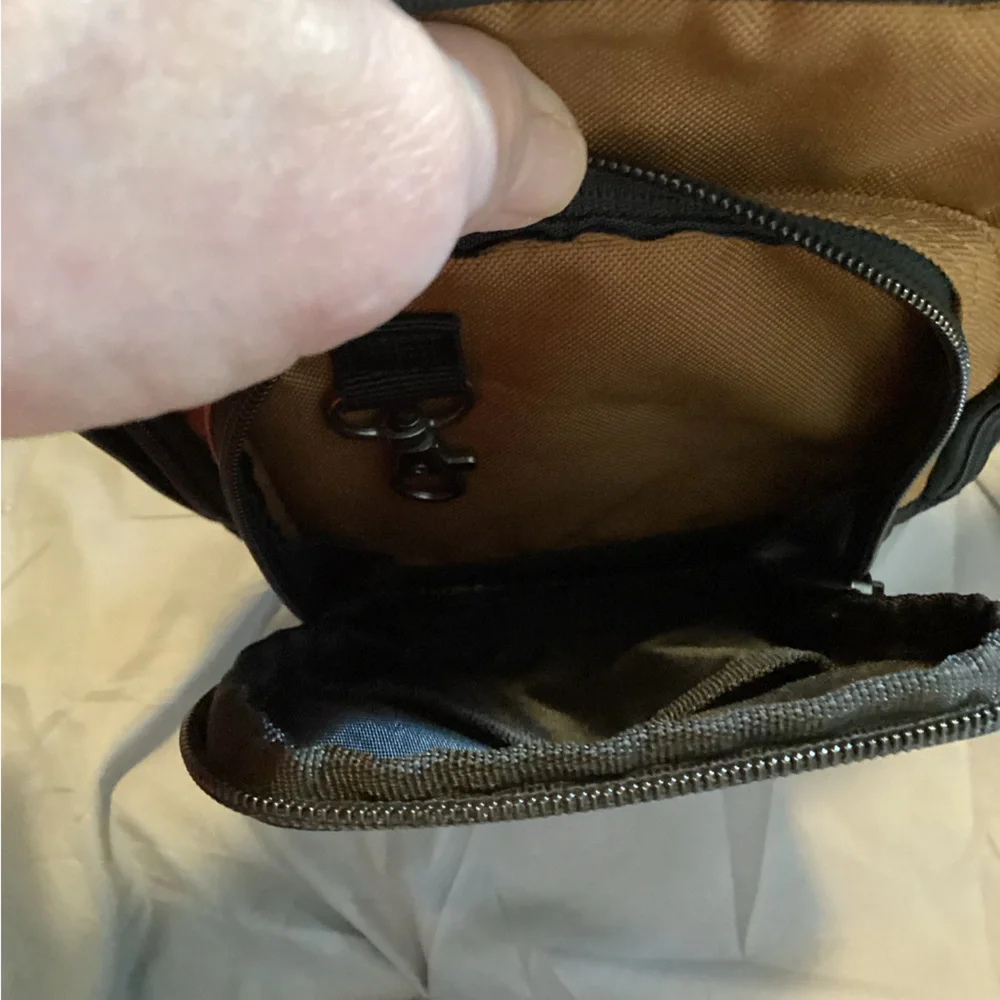 Carhartt Brown Messager Crossbody Zip Bag